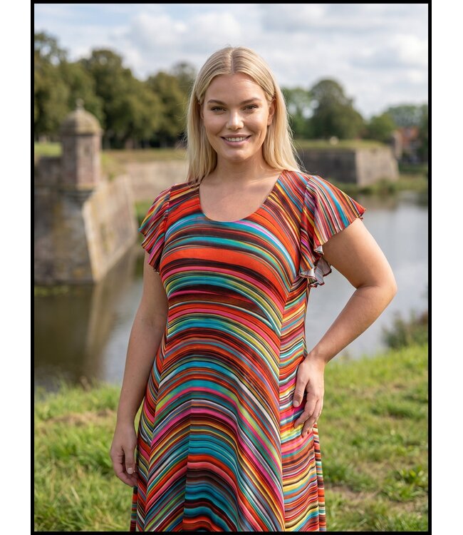 Rot Magna Kleid