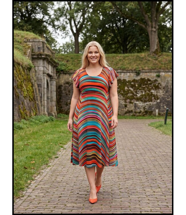 Rot Magna Kleid