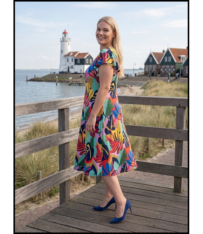Rot Magna Kleid