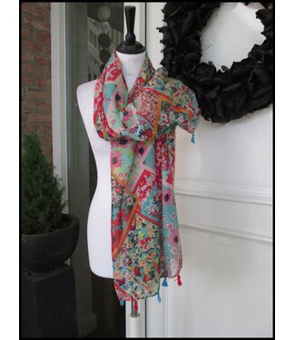 merkloos Red Shawl