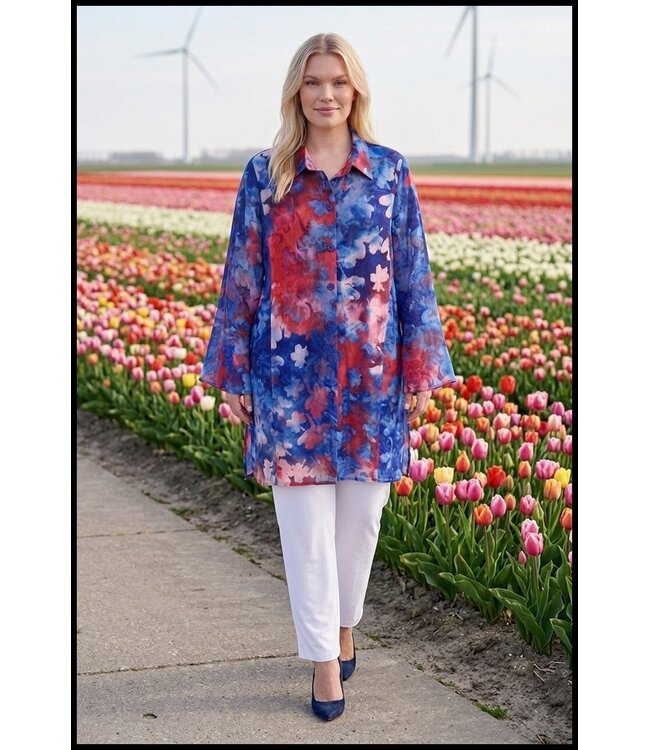 Wijde Manchet Magna Blouse