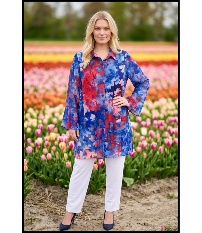 Wijde Manchet Magna Blouse