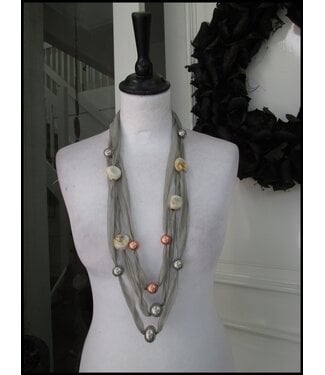 merkloos Grey Necklet