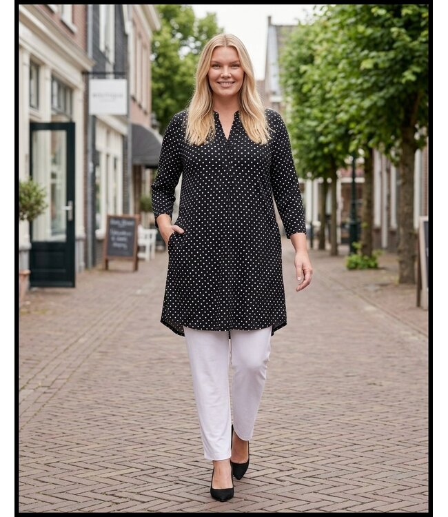 Black Magna Blouse