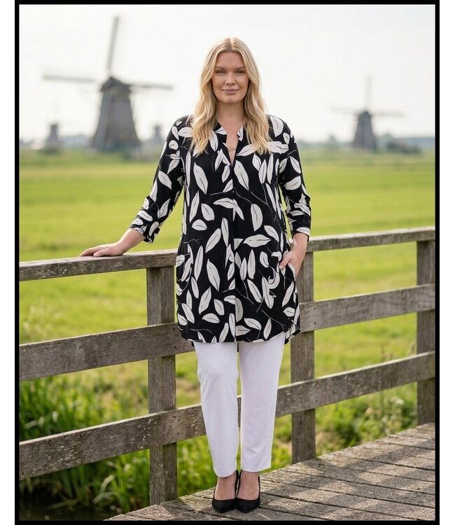 Black Magna Blouse