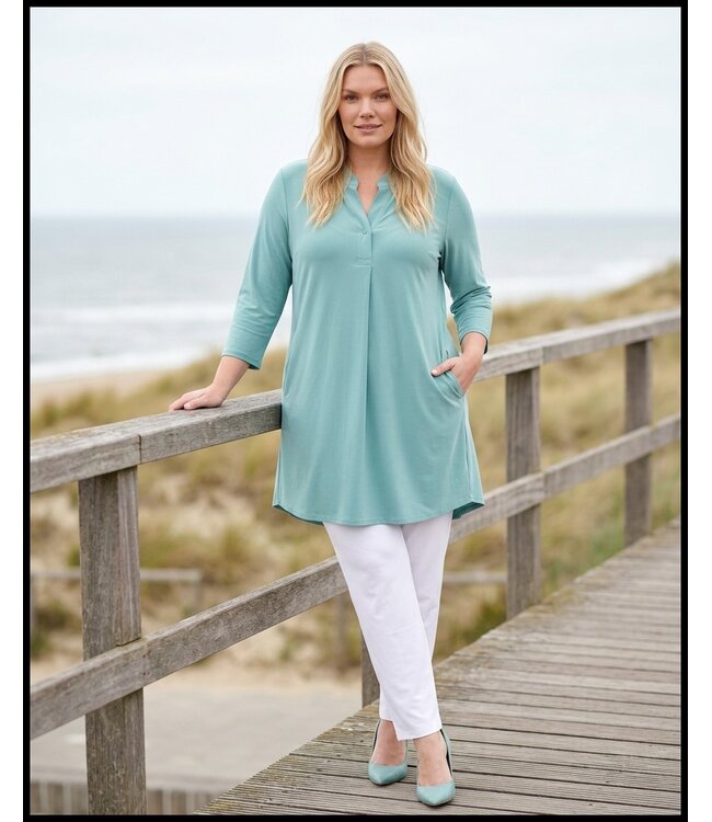 Blau Magna Bluse