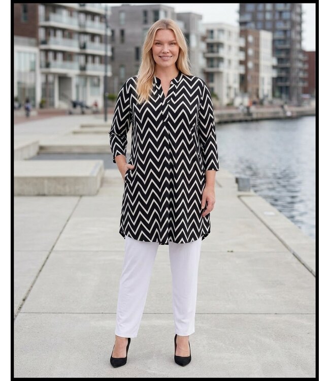 Black Magna Blouse