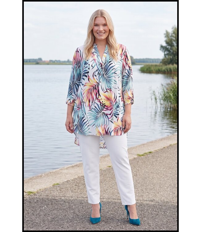 Blau Magna Bluse