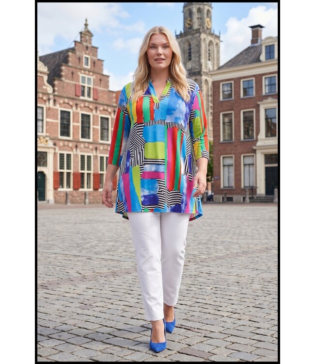 Blau Magna Bluse
