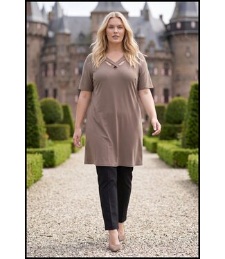 Magna Braun Magna Kleid