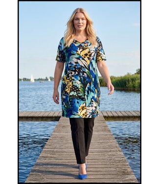 Magna Blau Magna Kleid