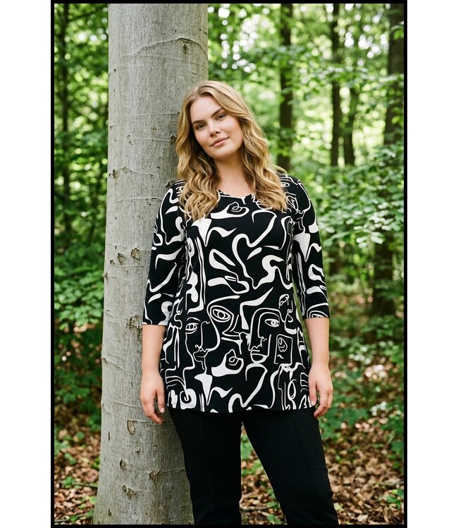Black Magna Tunic