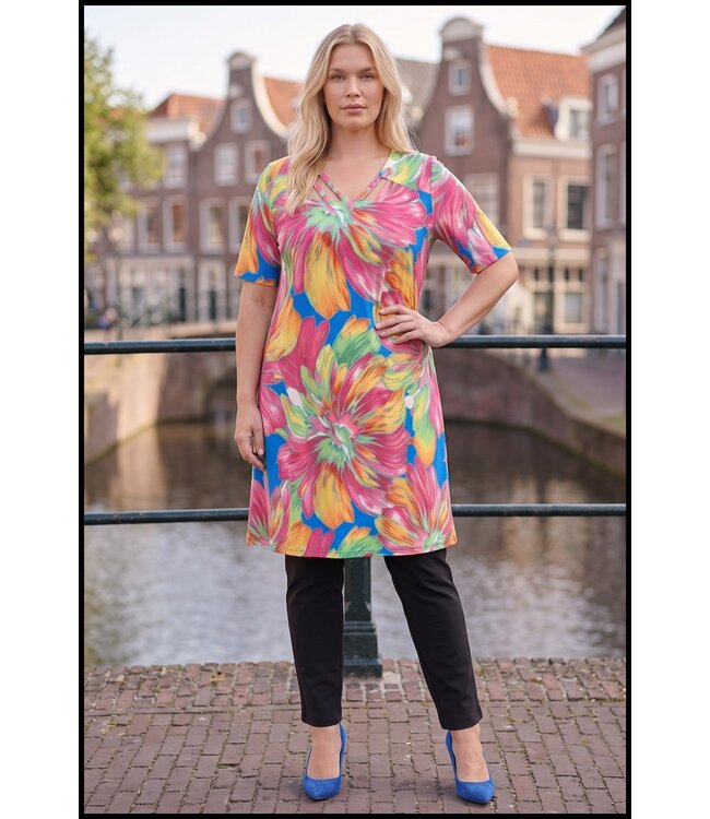 Grün Magna Kleid