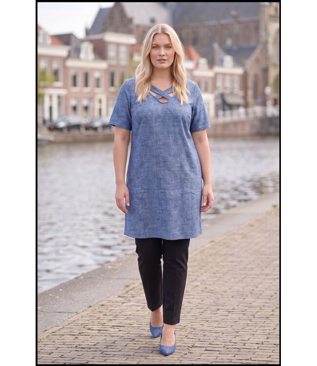 Blau Magna Kleid
