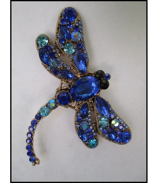 Blau Brosche
