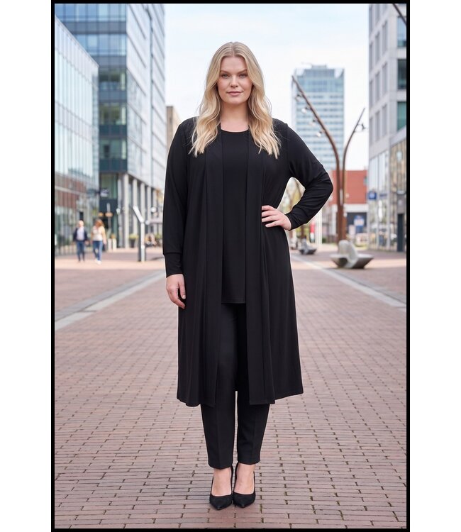 Zwart Lang Magna Vest