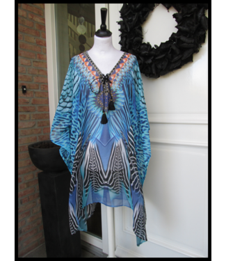 merkloos Black Poncho