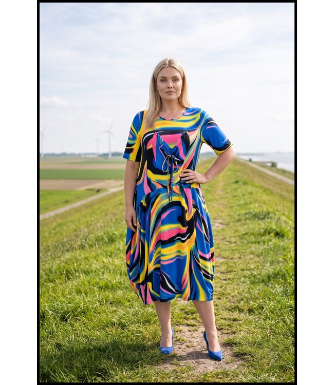Blau Magna Kleid