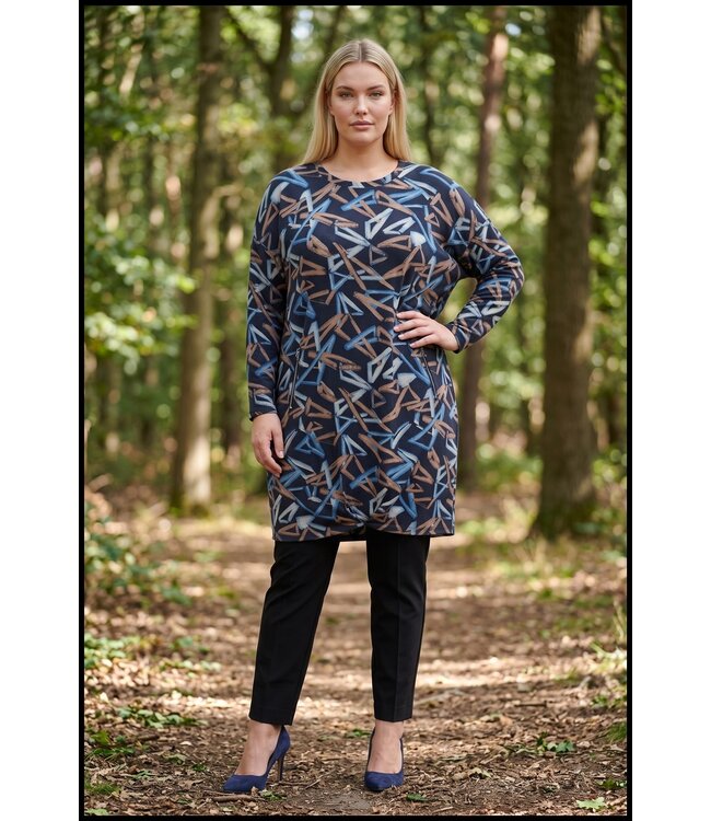Blau Magna Kleid