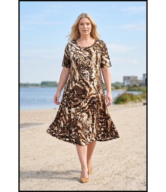 Magna Brown Magna Dress