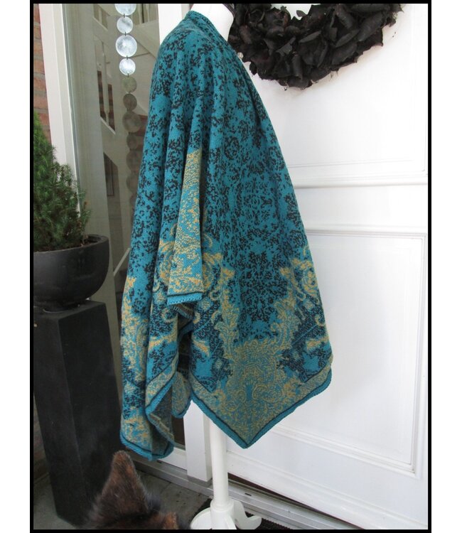 Blue Poncho