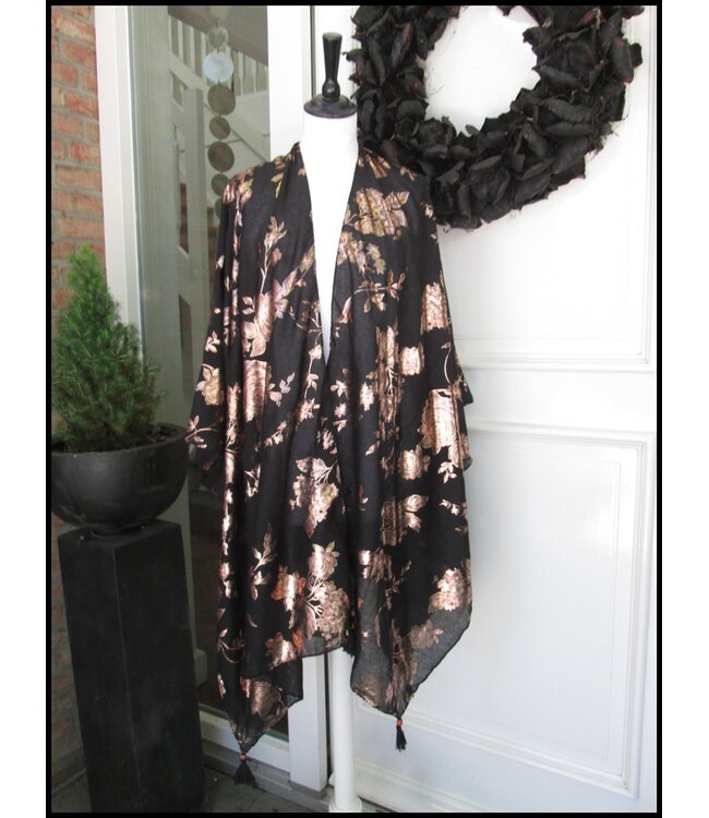 Schwarz Poncho