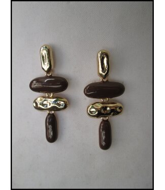 merkloos Yellow Earring