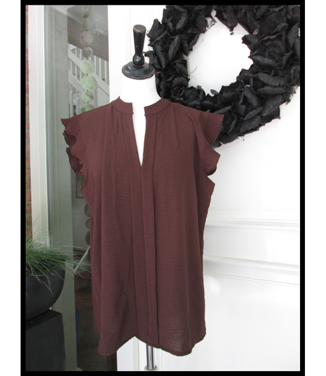 Plisse Mouw Tuniek