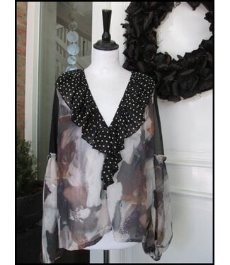 merkloos Black Blouse
