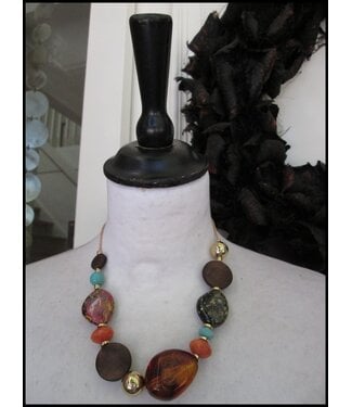 merkloos Brown Necklet