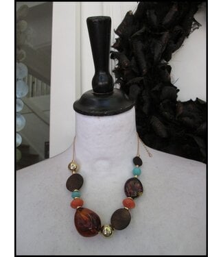 merkloos Brown Necklet