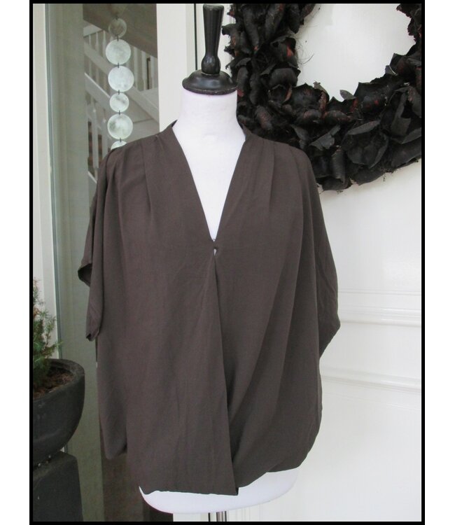 Braun Bluse