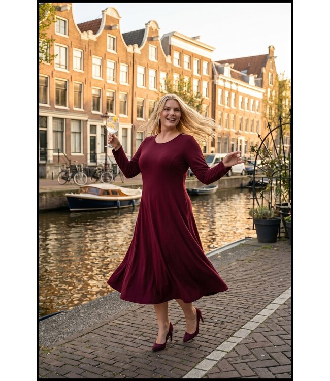 Rot Magna Kleid
