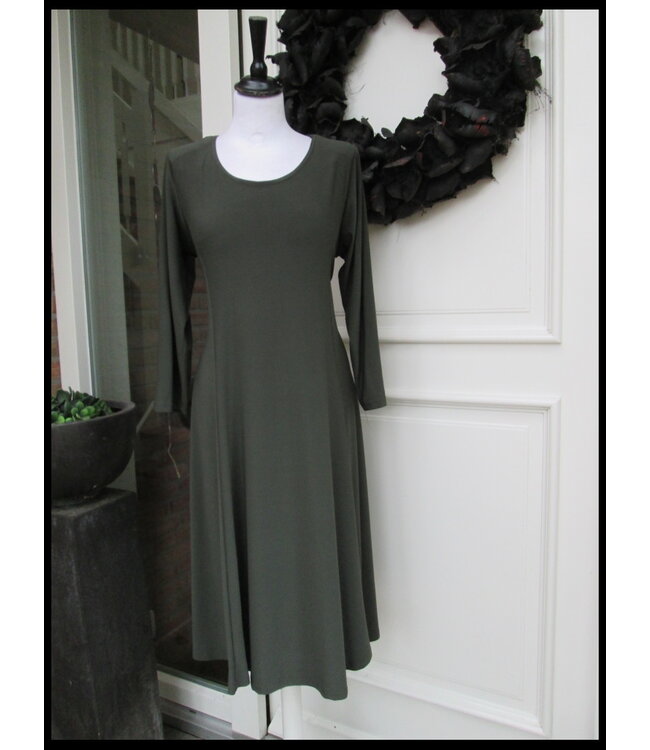 Grün Magna Kleid