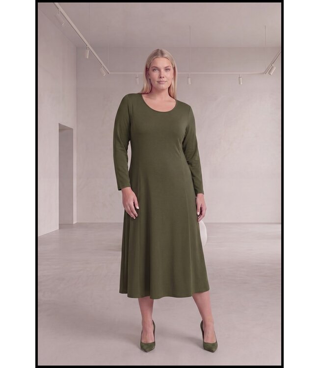 Grün Magna Kleid