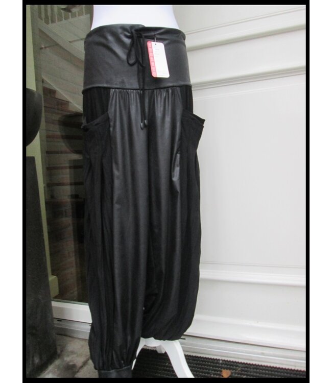 Halfleatherlook Magna Broek