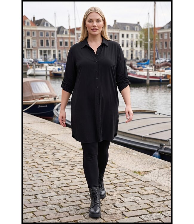 Zwarte Magna Blouse