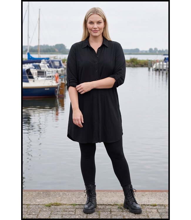Zwarte Magna Blouse