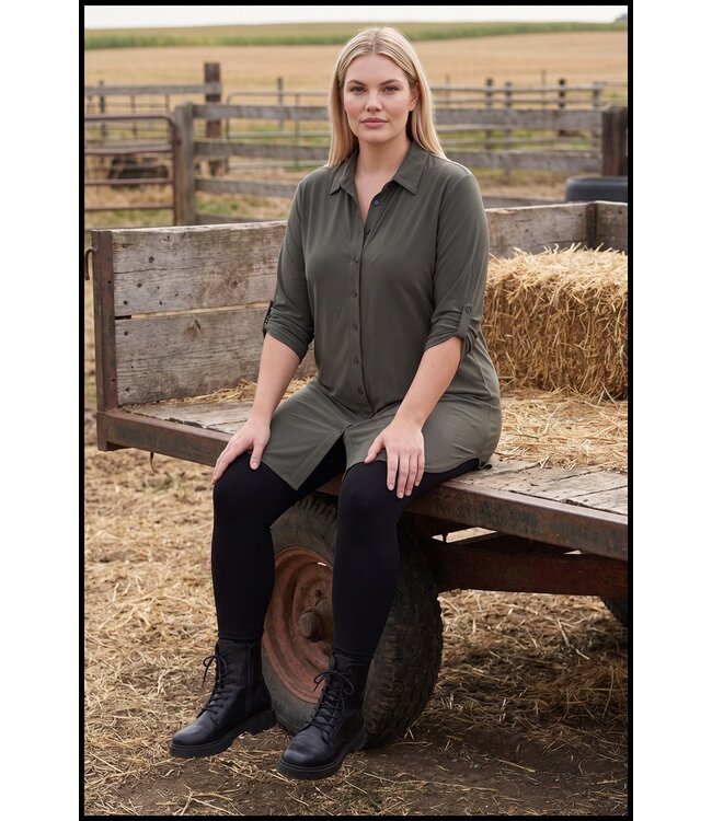 Grün Magna Bluse
