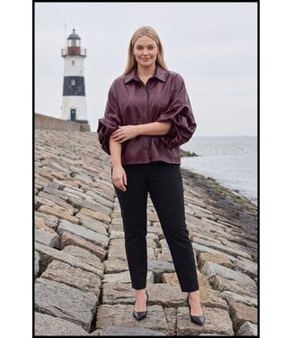 merkloos Leatherlook Jasje