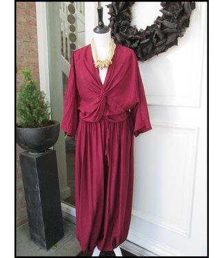 merkloos Rot Kleid