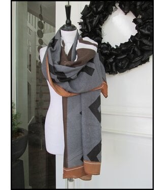merkloos Brown Shawl