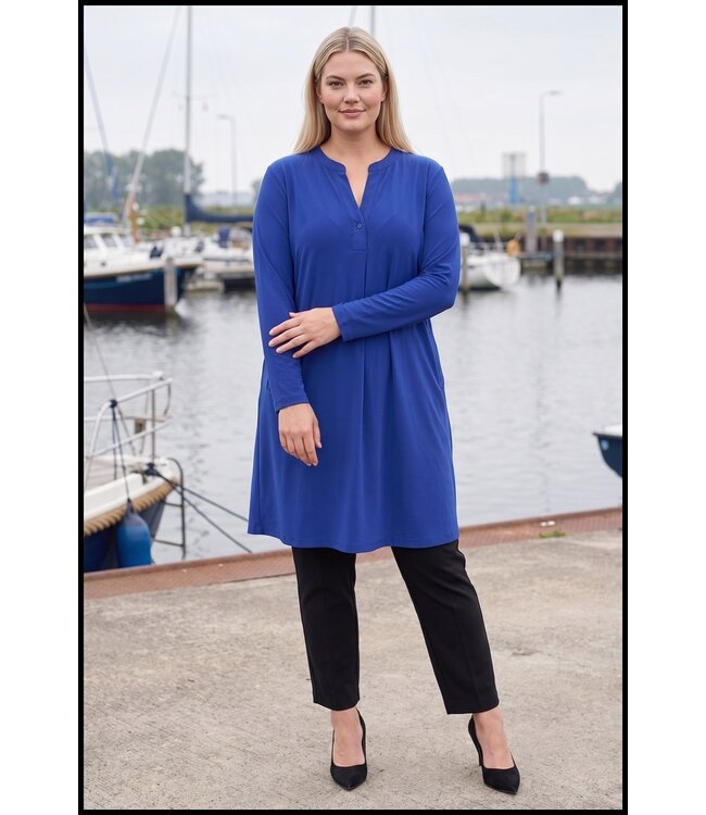 Blau Magna Bluse