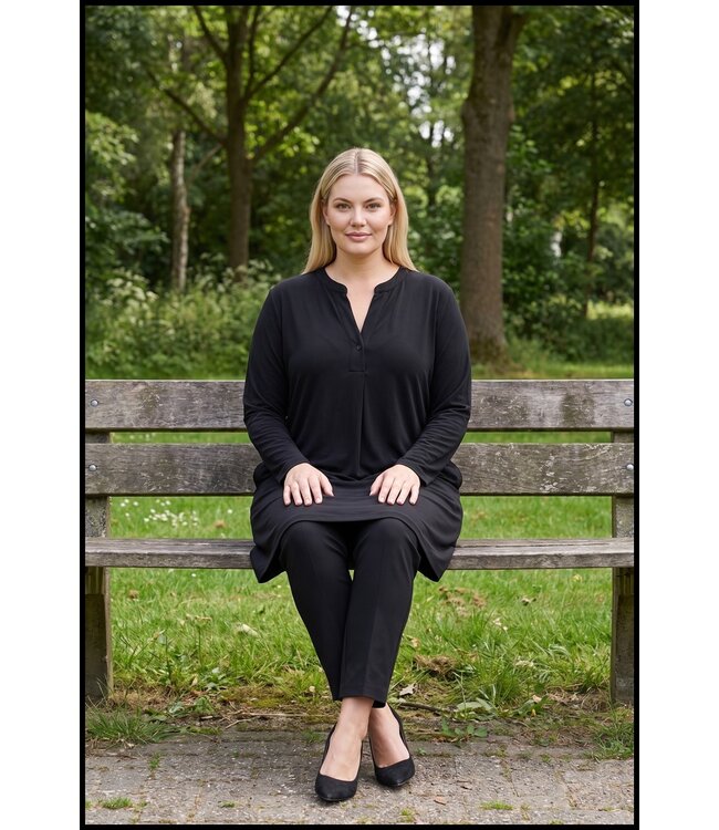 Black Magna Blouse