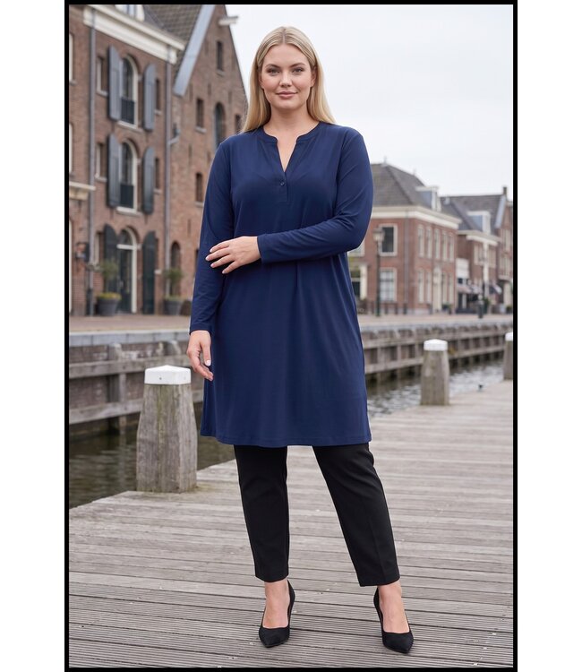 Blau Magna Bluse