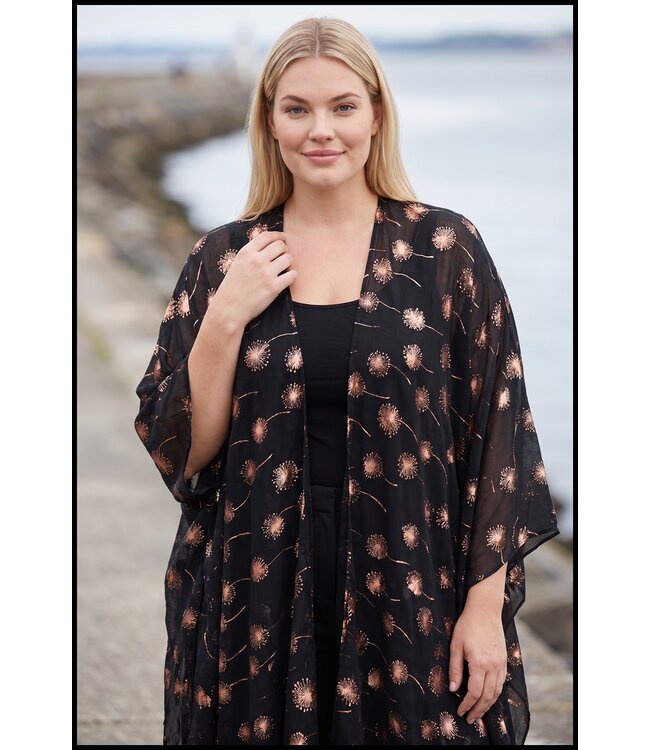 Schwarz Poncho