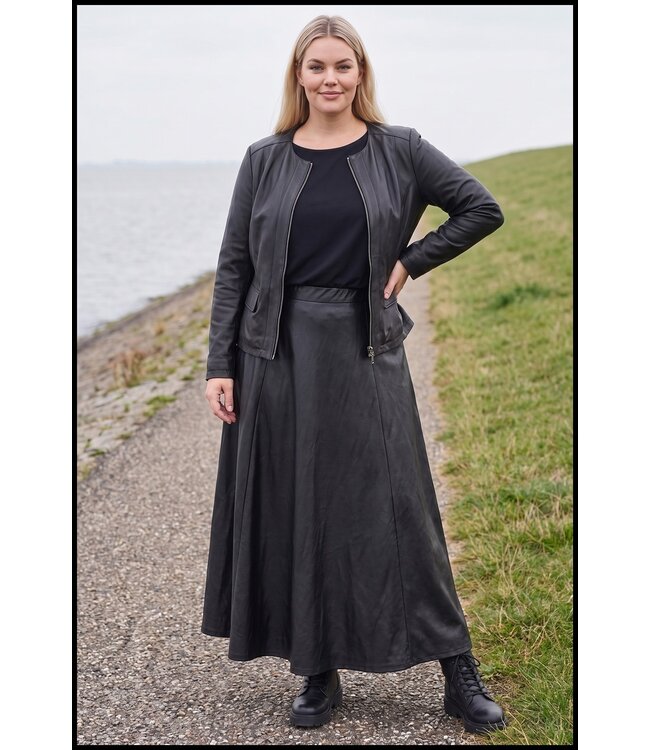 Black Magna Skirt