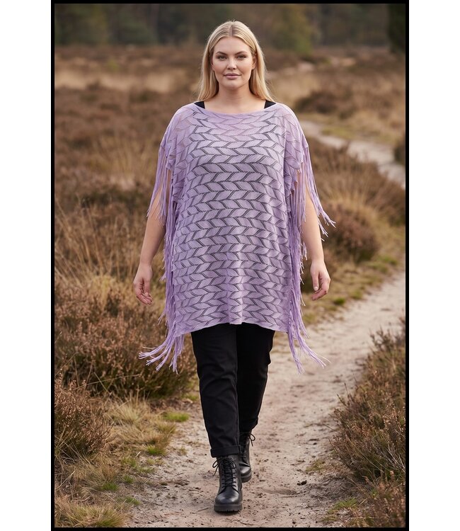 Violet Poncho