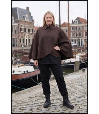 merkloos Brown Poncho