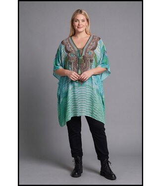 merkloos Blue Poncho